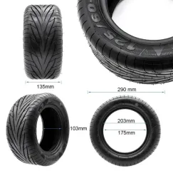 Pneu Tubeless 125/60-7 [CST] | iMooving