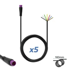 Connecteur étanche 8mm 7...
