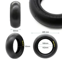 Pneu tubeless radial 90/65R6.5"- T41 slick [PMT] | iMooving