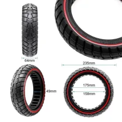 Pneu plein ultraléger Offroad 60/70-7/B50, ligne | iMooving