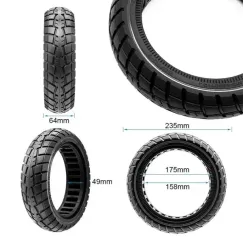 Pneu plein ultraléger Offroad 60/70-7/B50, ligne | iMooving