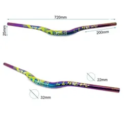 Guidon de 720mm avec élévation 25mm multicolore 2 | iMooving