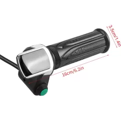 Poignées d’accélérateur avec écran LCD étanche pour vélo et scooter électrique 48 V