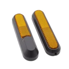 Catadioptrique noir avec réflecteur jaune pour | iMooving