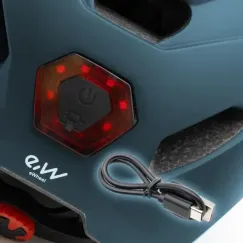 Casque avec lumière CP02 bleu taille unique | iMooving