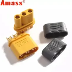 Connecteur MR30 Amass avec protecteur, 5M/5F | iMooving