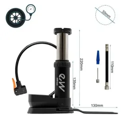 Gonfleur à pied avec manomètre, Ewheel | iMooving