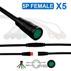 Connecteur étanche 8mm 5...