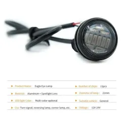 Led oeil d'aigle 12V, 1ud | iMooving