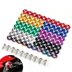 Rondelle JDM bleue avec vis M6x16, 10 pcs. | iMooving