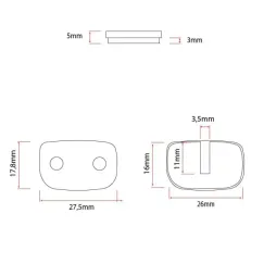 Plaquettes RS003 [Ewheel], 2 jeux | iMooving
