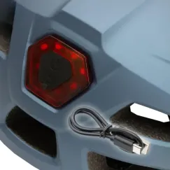 Casque avec lumière CP04 bleu taille M | iMooving