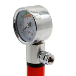Gonfleur manuel avec manomètre EWAP-006 rouge | iMooving