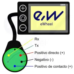 Écran S866 avec connecteur étanche [Ewheel] | iMooving