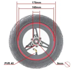 Jante 6, 5"/B50 rouge pour Smartgyro et Zwheel | iMooving