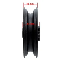 Jante 6, 5/B47mm marron avec pneu 10" pour | iMooving