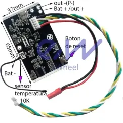BMS 10S 36v 20A pour Xiaomi M365, 1S, Mi3 | iMooving