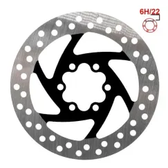Disque de frein 140mm 6H noir