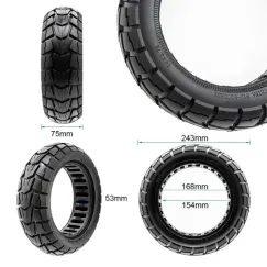 Pneu plein 10x2, 75-6, 5/B54 offroad [Nedong] | iMooving