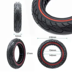 Pneu plein ultraléger 10x2, 125-6, 1/B34, ligne | iMooving