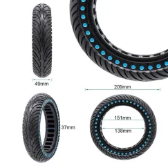 Pneu plein ultraléger 8, 5x2-6, 1/B34, points | iMooving