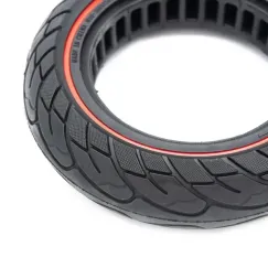 Pneu plein Ruvera 10x2, 5-6, 1 / B34, ligne rouge | iMooving