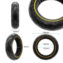 Pneu plein ultraléger 10x2, 5--6, 5/B44, ligne | iMooving