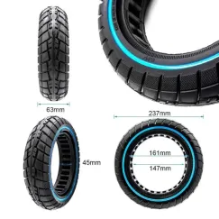 Pneu plein ultra-léger offroad ligne bleue | iMooving