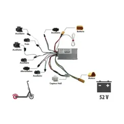 Contrôleur avant ou arrière 52V pour Z8X | iMooving