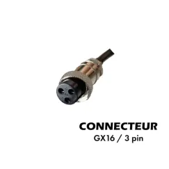 Chargeur 72V vers 84V / 2A (connecteur GX16-3p) | iMooving