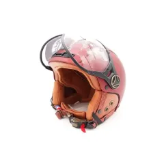 Casque JET bordeaux mat (taille XS à XXL) | iMooving
