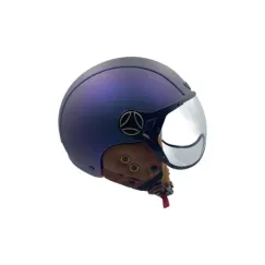 Casque JET bleu mat caméléon (taille XS à XXL) | iMooving