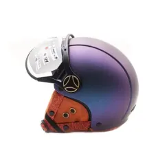 Casque JET bleu mat caméléon (taille XS à XXL) | iMooving