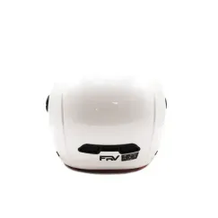 Casque JET blanc brillant...