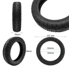 Pneu tubeless off-road 60/70-6, 5 avec valve | iMooving