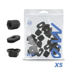Bouchons en silicone noirs...