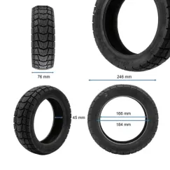 Pneu tubeless tout-terrain 10x2, 75-6, 5 | iMooving