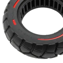 Pneu pleine 9x3-5, 5 ligne rouge-noir [Amitor] | iMooving