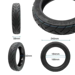 Pneu tubeless 10x2, 125-6, 5 avec GEL [Yuanxing] | iMooving