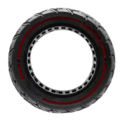 Pneu plein 10×3, 0/255×80 (80/65-6) rouge | iMooving