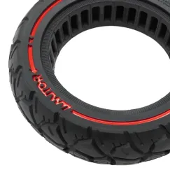 Pneu plein 10×3, 0/255×80 (80/65-6) rouge | iMooving
