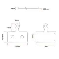 Plaquette de frein RT006-C plaquette ceramique | iMooving