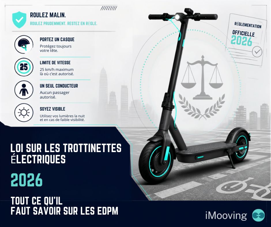 Loi trottinette électrique 2026 : tout comprendre sur les EDPM