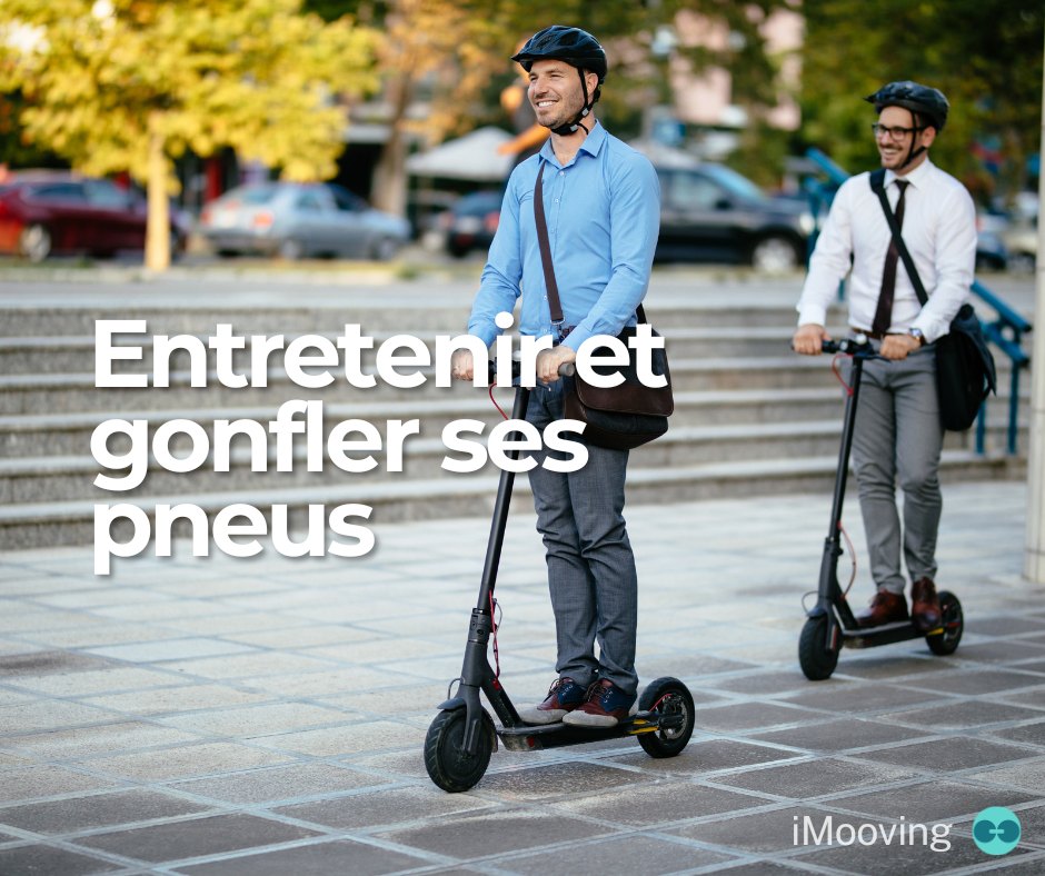 Entretenir et gonfler les pneus de sa trottinette électrique